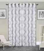 ROSARA HOME Pack of 2 Eyelet Polyester Curtains