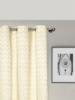 ROSARA HOME Pack of 2 Eyelet Polycotton Curtains 2