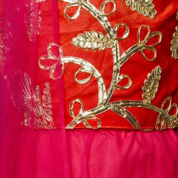 Pink & White Barbie By Indo Western Lehenga Choli With Dupatta 2