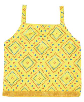 Bhandhej Block Print Cotton Baby Girls skirt & Top 3