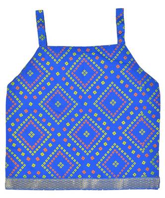 Bhandhej Block Print Cotton Baby Girls skirt & Top 3