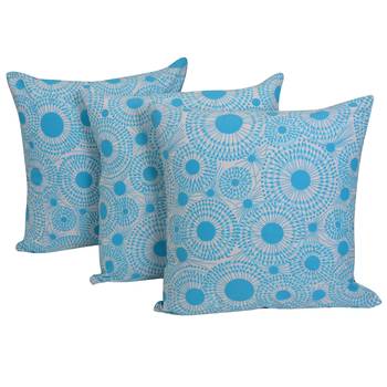 Reme 3D Printed Multicolor Cotton Square Decorative Cushion Cover 1
