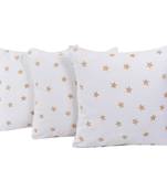 Reme Embroidered White Velvet Square Decorative Cushion Cover Pillow Case