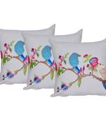 Reme Embroidered Cushion Cover White Cotton Pillow Case