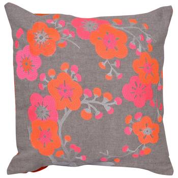 Reme Embroidered Multicolor Cotton Square Decorative Cushion Cover Pillow Case 2
