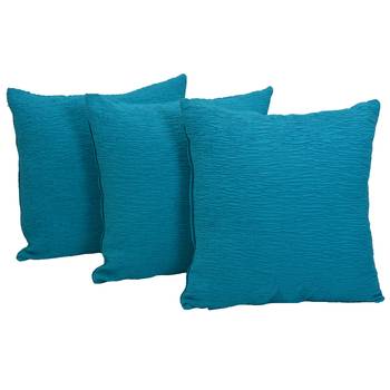 Reme Self Design Blue Cushion Cover Pillow Case 1