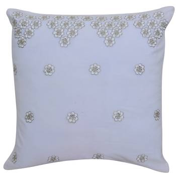 Reme Embroidered White Cushion Cover 2