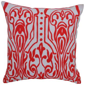 Reme Embroidered Multicolor Cotton Square Decorative Cushion Cover 2