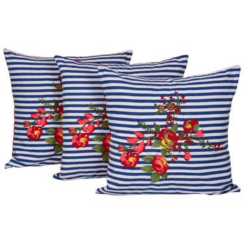 Reme Printed Multicolor Cotton Square Decorative Cushion Cover 1