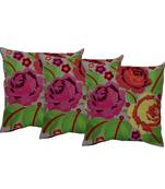 Reme Printed Multicolor Cotton Square Decorative Cushion Cover