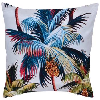 Reme 3D Printed Orange Cotton Square Decorative Cushion Cover 2