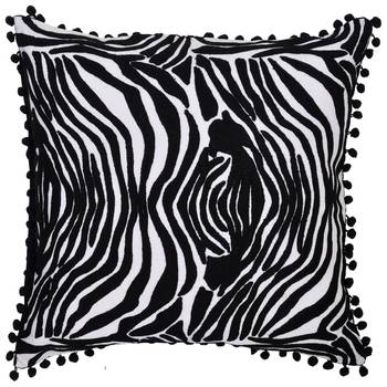 Reme Multicolor Grey Cotton Square Decorative Cushion Cover 2