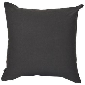 Reme Black Cotton Square Black Cushion Cover 3