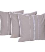 Reme Embroidered Multicolor Cotton Square Decorative Cushion Cover