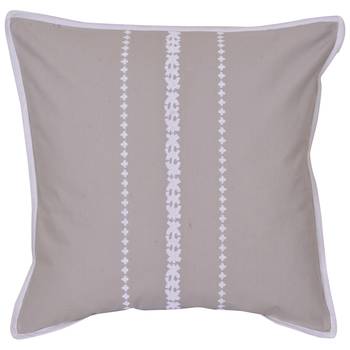 Reme Embroidered Multicolor Cotton Square Decorative Cushion Cover 2