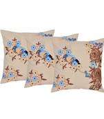 Reme Embroidered Multicolor Cotton Square Decorative Cushion Cover