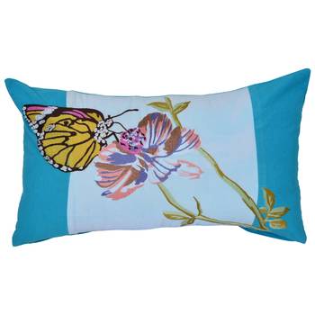 Reme Embroidered Cotton Rectangle Shape Cushion Cover 2