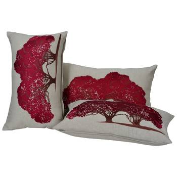 Reme Embroidered Cotton Rectangle Cushion Cover 1