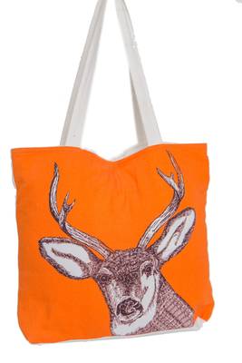 Reme Women Embroidered Orange Handbag 1
