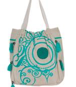 Reme Women Embroidered Tote  Shoulder Bag