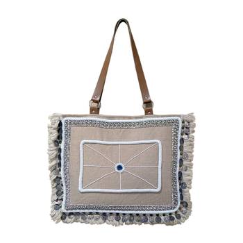 Reme Jute Embroidered Handbag For Women 1