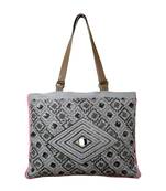 Reme Jute Embroidered Multipurpose Hand Bag