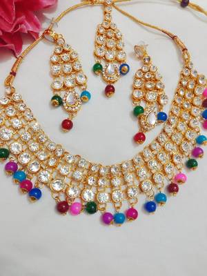 Gold crystal jewellery 1