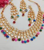 Gold crystal jewellery