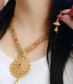 Gold crystal jewellery