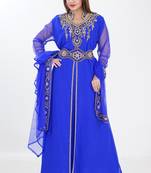 Dubai Kaftan Women Dress Long Gown Farasha Morocco Jalabiya Wear