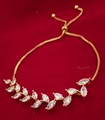 Fashion Collection Gold Plated Charm Bracelet For Women