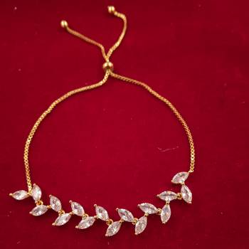 Fashion Collection Gold Plated Charm Bracelet For Women 2