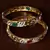 Ruby and Emerald Embellished American Diamond Designer Bangles BD298