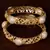 American Diamond Embellished Ball Shaped Leafy Designed Bangles BD300
