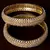White Gold Plated American Diamond Embellished Designer Bangles BD310