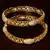 Gold Plated American Diamond Embellished Pair of Designer Bangles BD312