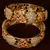 Gold Plated American Diamond Embellished Pair of Designer Bangles BD313