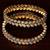 White Gold Plated American Diamond Embellished Designer Bangles BD315