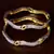 White Gold Plated American Diamond Embellished Designer Bangles BD316