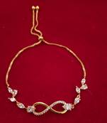 Fashion Collection Gold Plated Charm Bracelet For Women