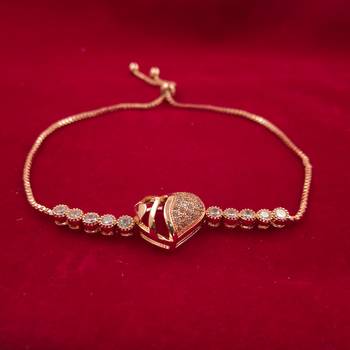 Fashion Collection Gold Plated Charm Bracelet For Women 1