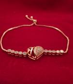 Fashion Collection Gold Plated Charm Bracelet For Women