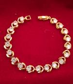Fashion Collection Gold Plated Charm Bracelet For Women