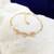 Fashion Collection Gold Plated Charm Bracelet For Women