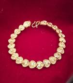 Heavy Mens Bracelet Gold-Plated Link Design Real Gold Looking For Boys