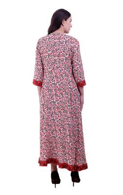 Multicolor Printed Rayon Ethnic Kurti 4