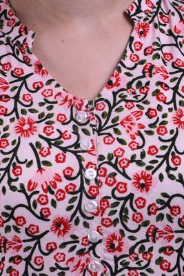 Multicolor Printed Rayon Ethnic Kurti 5