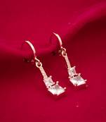 Alloy Stylish Stud Earrings For Women(Gold)