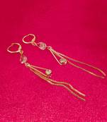 Alloy Stylish Stud Earrings For Women(Gold)