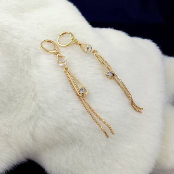 Alloy Stylish Stud Earrings For Women(Gold) 3